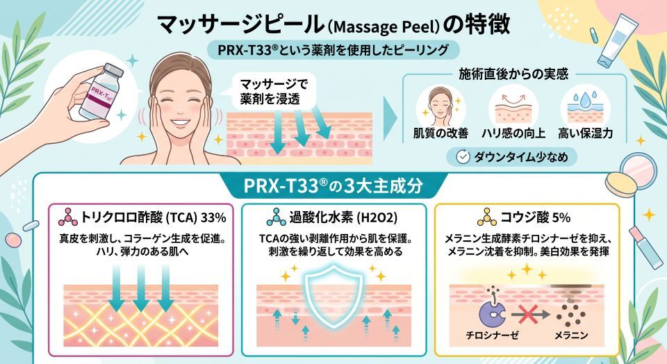 マッサージピールの特徴