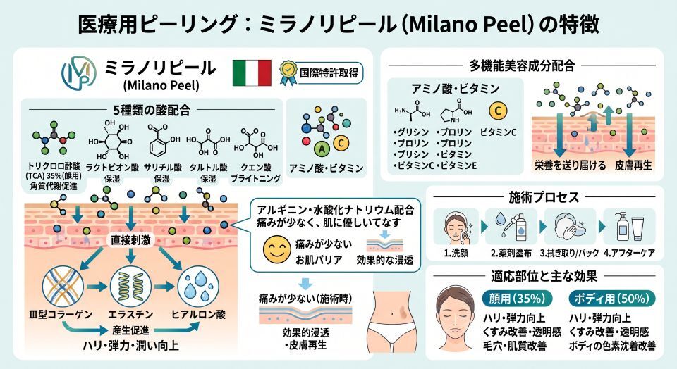 ミラノリピールの特徴