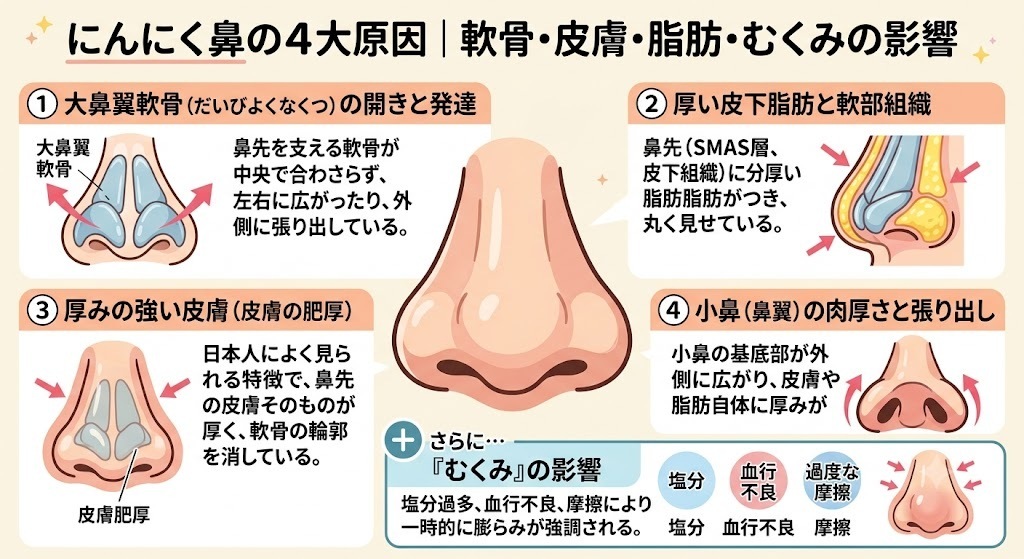にんにく鼻イラスト