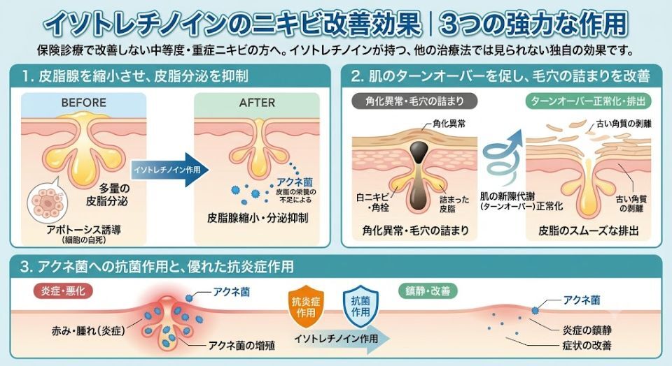 アクネトレントのニキビ改善効果