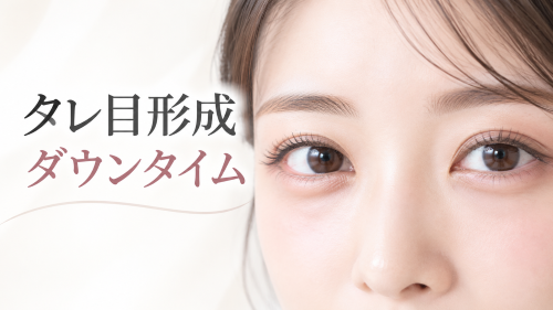 タレ目形成のダウンタイムサムネ