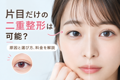 片目だけの整形は可能か
